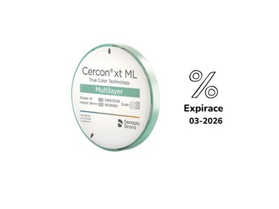 Cercon XT ML disky s blížící se expirací