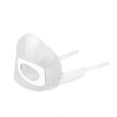 Ochranný štít na nos a ústa Mouth Shield s gumičkami za uši, 5 ks