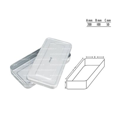 Falcon sterilizační kazeta s víčkem 200x100x50mm
