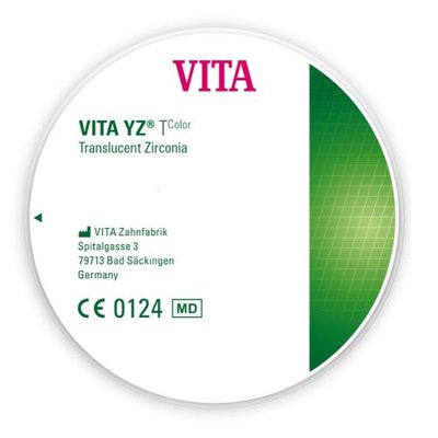 Vita disky YZ T Color (98,4 x 14 mm)