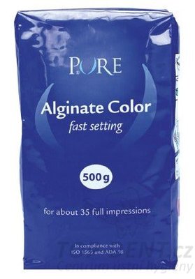 PURE Alginate Color Fast otiskovací hmota, 500g