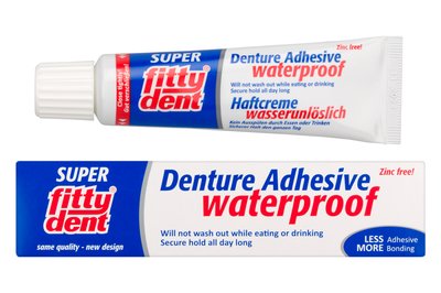 Fittydent - Wodoodporny klej do protez 40 g - neutral