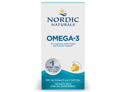 Nordic Naturals - Omega-3, citrón, softgel kapsle