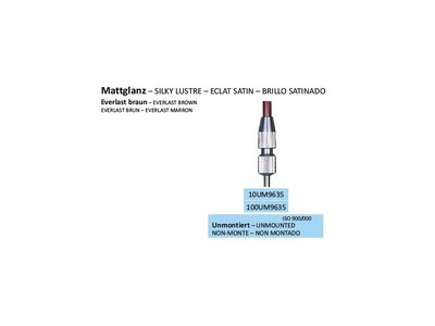 Leštící guma EVERLAST HNĚDÁ UM9635 10ks