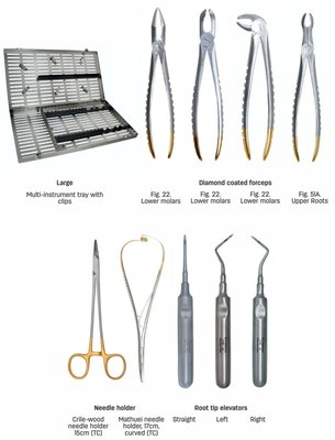 Set extrakční 9 nástrojů + kazeta