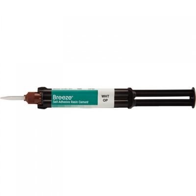 BREEZE SELF ETCH CEMENT WHITE OPAQUE,4 ml stříkačka, 12x míchací koncovky (skladovat při teplotě 2 - 8 °C)