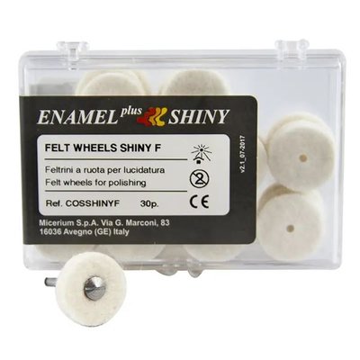 Enamel Shiny filcové kotouče měkké pro vysoký lesk 30ks