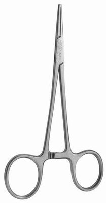 Hemostatické kleště -MOSQUITO 125MM 1x2 ZAHNUTÝ
