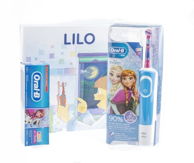 Oral-B Kids Frozen zubní kartáček + zubní pasta + knížka
