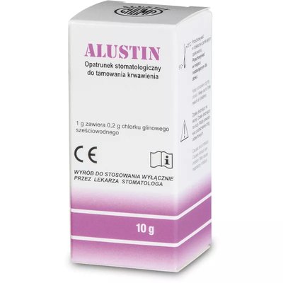 Alustin 10g Chema do tamowania krwawienia