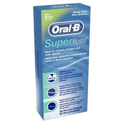 Oral-B Super Floss zubní nit 50 ks