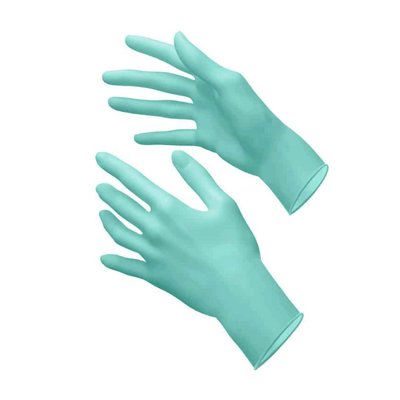 Akzenta Style Nitrile Emerald Green M vyšetřovací rukavice 100 ks
