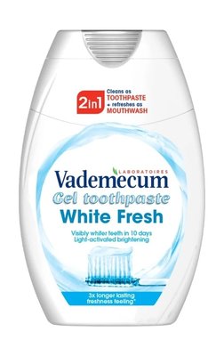 Vademecum Gel 2v1 White Fresh zubní pasta 75 ml
