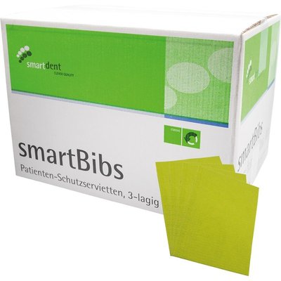 smartdent smartBibs 33 x 45cm Zelená 500ks