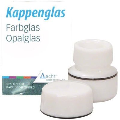 Lahvička na léky z opálového skla, černá