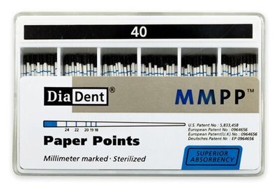 Papírové čepy DiaDent 2% 040