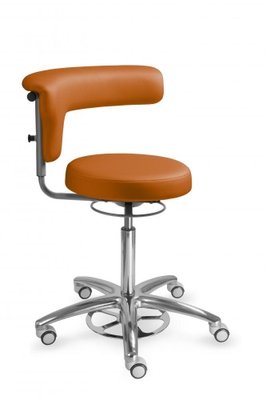 MAYER Stolička s otočnou oporou zad a loktů 1284G clean, oranžová - SILVERTEX