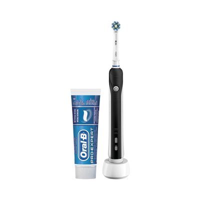 Braun Oral-B PRO 750 BLACK + zubní pasta Oral-B ProExpert