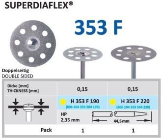 HORICO Superdiaflex obojstranný F 19/0,15 mm