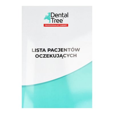 Książka lista pacjentów oczekujących