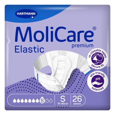 MoliCare Elastic zalepovací kalhotky 8 kapek vel. S 26 ks