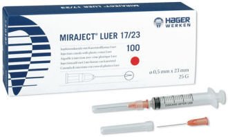 Miraject Endo Luer - jehly 0,5x40mm, 100ks