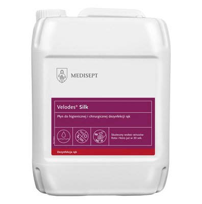 Velodes Silk 5L płyn do chirurgicznej i higienicznej dezynfekcji rąk