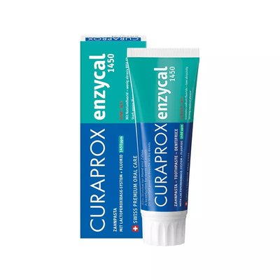 Curaprox ENZYCAL Łagodna pasta do zębów 1450ppm fluoru 75ml