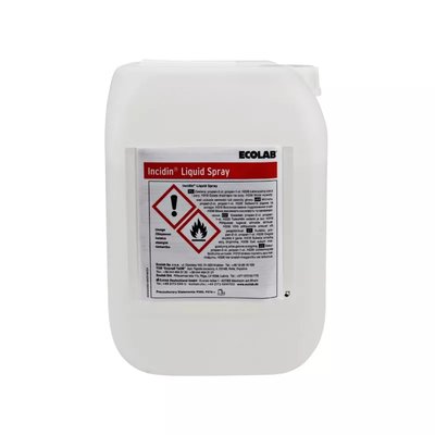 Incidin Liquid Spray 5L szybkodziałający alkoholowy preparat dezynfekcyjny