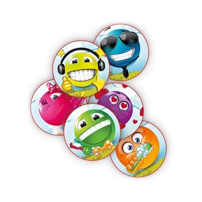 Nálepky 3D statečný pacient - 50 ks