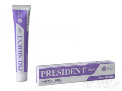 PresiDENT Defense zubní pasta, 75ml