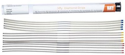 Jiffy Diamond Strips Sortiment perforované úzke 2,5 mm
