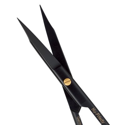 S16SCX - SCISSORS GOLDMAN-FOX #16 CURVED SERRATED SUPERCUT 12,5CM BLACK LINE - 1 ks