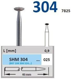 HORICO diamantový sintrovaný vrták - šošovka ISO25