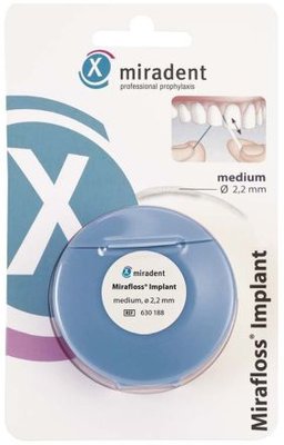 Mirafloss Implant Medium tyrkysová