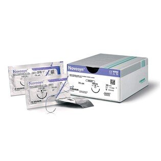 Novosyn 3/0 70cm igła 17mm 1/2 koła okrągła (HR17) 1 sztuka C0068014 szew wchłanialny fioletowy poliglaktynowy