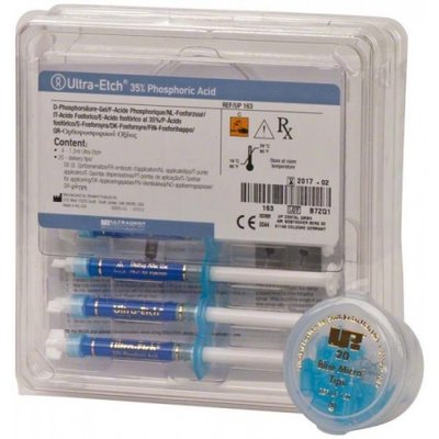 Ultra Etch 35% Kit - 4x stříkačky 1,2 ml, 20x kanylka blue micro