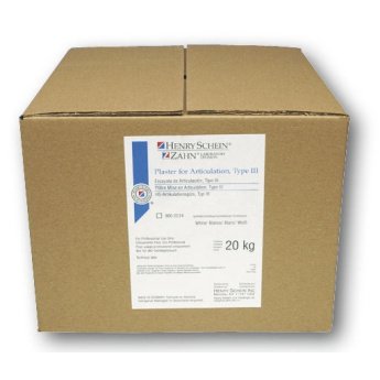 HS-sádra artikulační bílá, syntetická, 20 kg