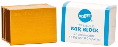 Bur Block - stojan, žlutý