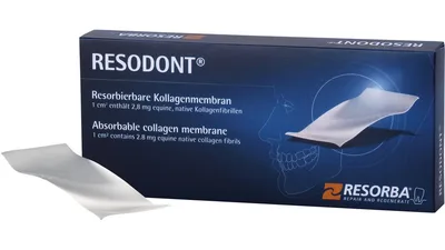 RESODONT® - Stück Kollagenmembran 25 x 22 mm