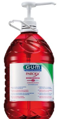 GUM PAROEX ústní voda (výplach, CHX 0,12 % + CPC 0,05 %), 5 l s plastovou pumpou