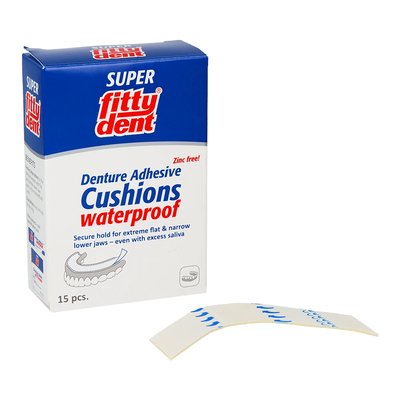 Fittydent - Podściółka do mocowania protez 15 szt.