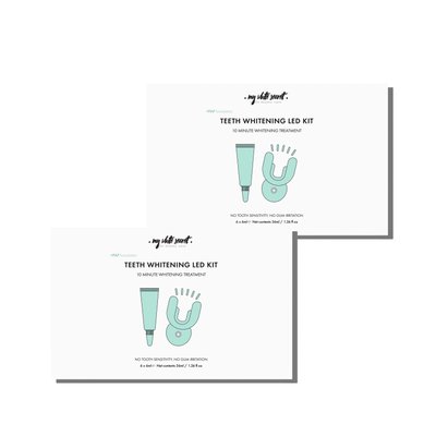 My White Secret PAP Teeth Whitening Led Kit sada na bělení zubů 2 ks