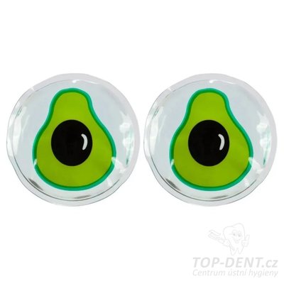 Chladivé/hřejivé polštářky kulaté, 2 ks (avokádo)