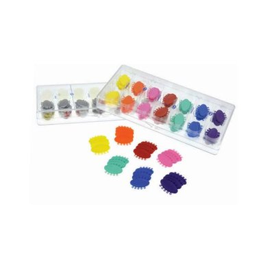 Elastické ligatury KIT stříbrné a transparentní