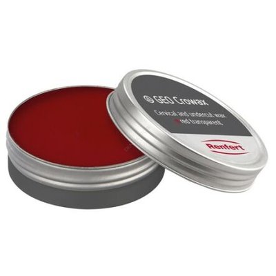 Renfert Crowax - wosk przyszyjkowy i do podścieleń, czerwony transpa - 80 g