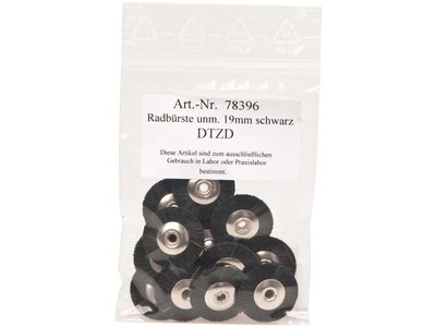 OMNI Kartáčky, nemontované, černé štětinky 19mm