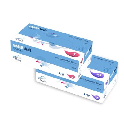 Rękawiczki lateksowe bezpudrowe ZARYS - WARIANTY