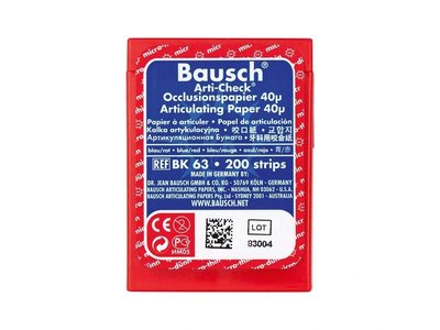 Bausch Artikulační papír, páska BK63