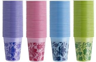 Monoart Floral kelímky (200ml), 100ks